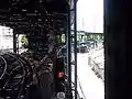 下層階からブライトン線オーシャン・パークウェイ駅方面への廃線