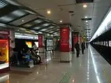2号線ホーム（可動式ホーム柵設置前）