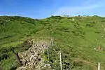 夏 （2014年7月15日）お花畑をめぐる西遊歩道からの山頂部