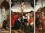 『アベッグ (Abegg) 三連祭壇画』 (1438–1440年ごろ) アベッグ＝シュティトゥング ( Abegg-Stiftung)、リッヒスベルク（英語版）
