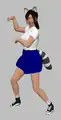 原曲のMVにも登場するポーズ