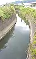 和田川下流（巴川との合流点付近＝清水区天王南）