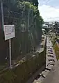 保蟹寺脇を流れる富東山沢（清水区大内）