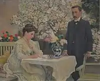 Rudolf von Tavel(作家）と妻