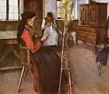 「糸紡ぎ」(1892)