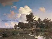 夏の農地