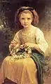 Child Braiding A Crown (1874)