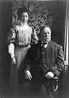Helen Taft with her father