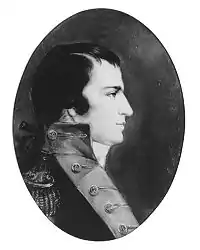 black & white portrait of William W. Burrows