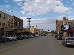 ウィリストン市中心部