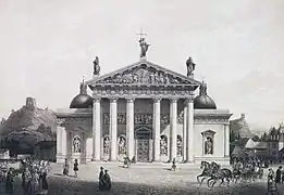 大聖堂のファサード(1847年)