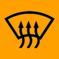 フロントデフォッガーのマーク