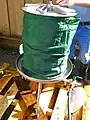 空気圧式圧搾機