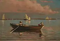 ウィンスロー・ホーマー, Gloucester Harbor, 1873年, gift of the Enid and Crosby Kemper Foundation