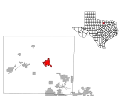 ワイズ郡内の位置