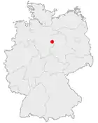 Lage der kreisfreien Stadt Wolfsburg in Deutschland