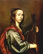 リュートを弾く女性(1648)アイルランド国立美術館 蔵