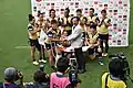 同左、MVP 保井沙予選手（2019年5月19日撮影）