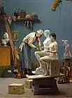 『彫刻家とモデル』(1890)