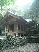 沖津宮の拝殿