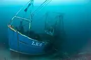 2014年3月に沈没した船