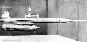 X-7(本体およびラムジェットエンジン部)
