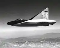 映画『JET PILOT』に登場したXF-92"MiG-23"