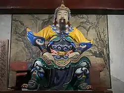 成都武侯祠の向寵塑像