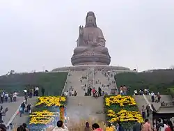 西樵山頂の南海観音像