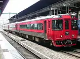 「ゆふ」塗色車（現在）（2007年 博多駅）