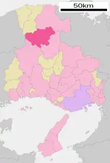 養父市位置図