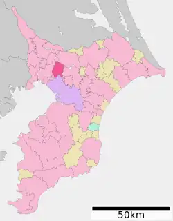 八千代市位置図