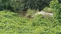 矢田川と瀬戸川の合流点