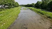 矢田川（東菱野町・新田町境）