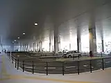 タクシープール・一般車両乗降場(2015年12月)