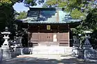 八柱神社拝殿（畝部東町、2019年（平成31年）2月）