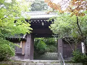 本丸への虎口跡
