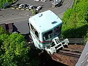 クライミングカー背面