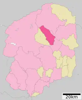矢板市位置図