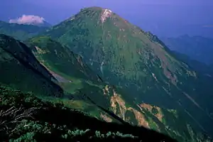 火打山から望む焼山(1999年9月5日)