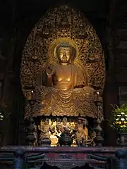 金堂本尊・薬師如来坐像