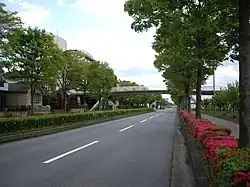 新守谷駅通り。薬師台三丁目
