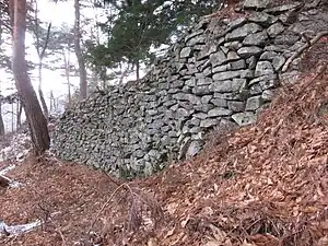 山家城の石積