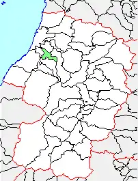 藤島町の県内での位置