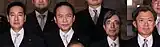 辞任した山際大志郎、葉梨康弘、寺田稔、秋葉賢也の4閣僚（2022年8月10日）