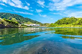 桑野川と北谷川の合流点山口町 森国・中コソ・末広 付近