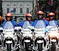 ベルギー、ブリュッセルで警察車両として運用されているFJR1300