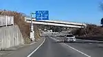 岐阜県道348号山之上古井線に接続する山之上IC