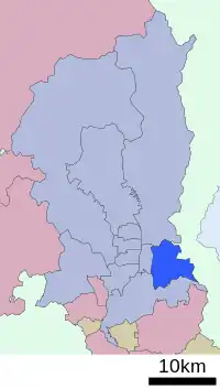 山科区位置図