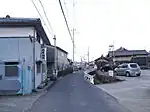 山城地区の街並み上狛字北的場で撮影